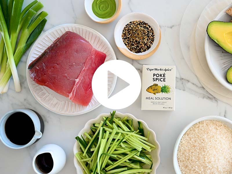 TUNA POK&Eacute; SUMMER ROLLS